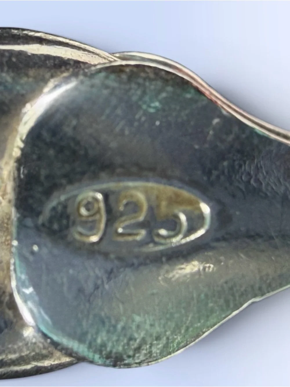 Vintage GLO Italian 925 Sterling Silver Puffed Mariner Link Bracelet